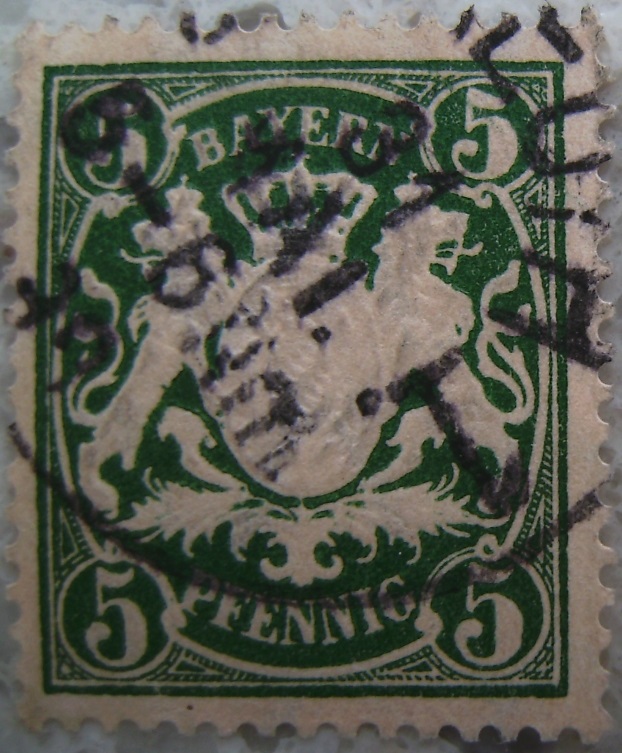 Briefmarke 5 Pfennig Dunkelgruenpaint.jpg