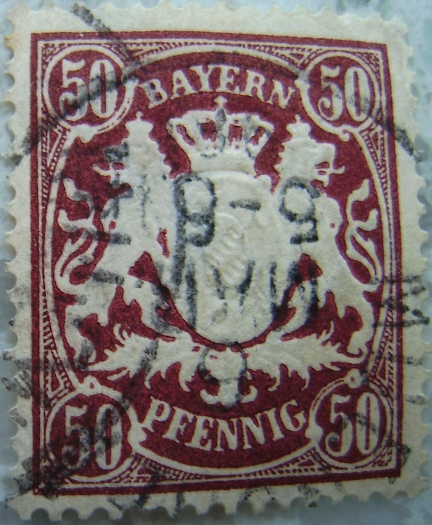 Briefmarke 50 Pfennig Weinrot 1898paint.jpg