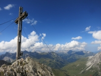 Von Zürs auf Westliche Erlispitze, Roggspitze und Östliche Erlispitze