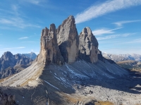 Paternkofel (2.744m), Sextener Stein (2.539m) und Toblinger Knoten (2.617m)