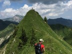 Wannenberg, Hintere Üntschenspitze, Ünschteller, Güntlespitze, Hochstarzel und Unspitze