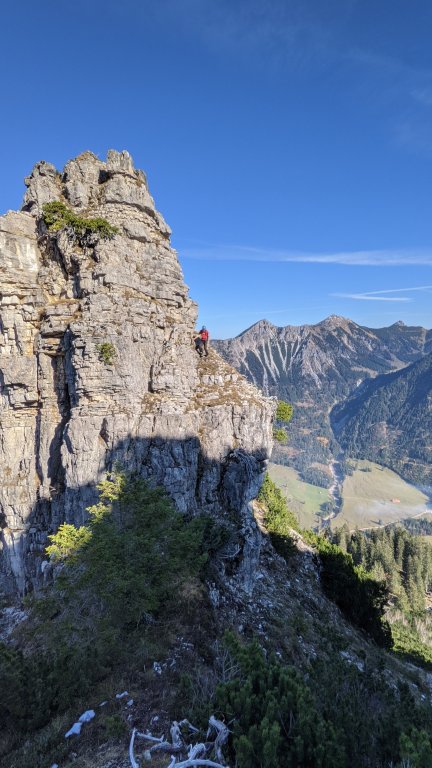 Abklettern von der Mittagspitz (II)