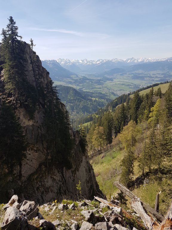 Freggelstein, Grünten, Stuhlwand