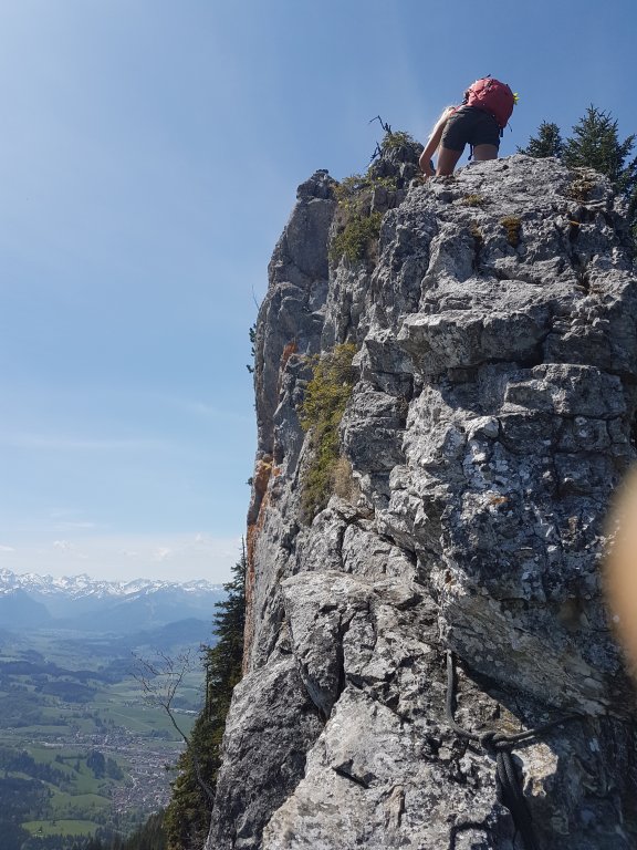 Freggelstein, Grünten, Stuhlwand
