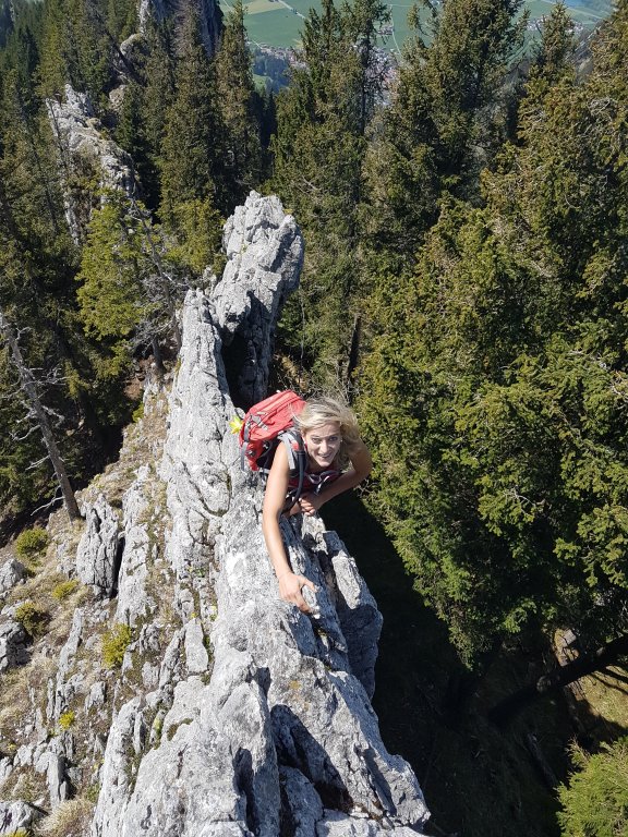 Freggelstein, Grünten, Stuhlwand
