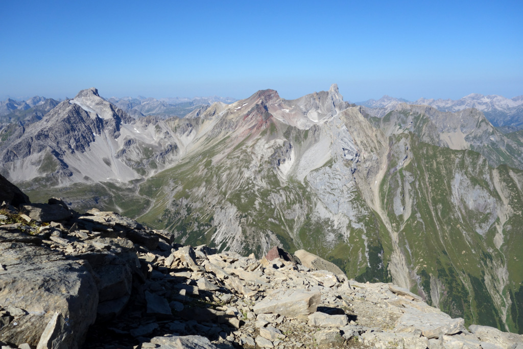 Freispitze, Rotspitze, Rotplatte