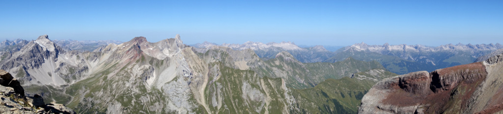 Freispitze, Rotspitze, Rotplatte