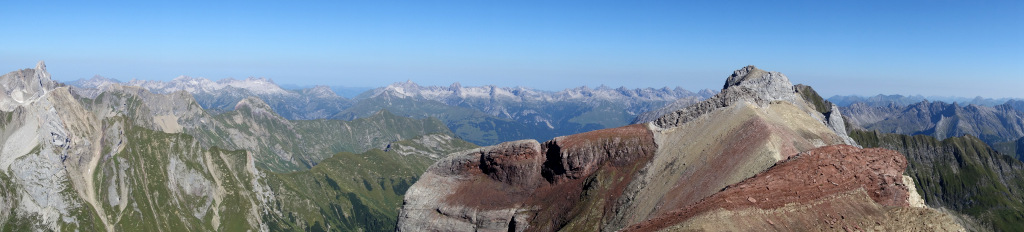 Freispitze, Rotspitze, Rotplatte
