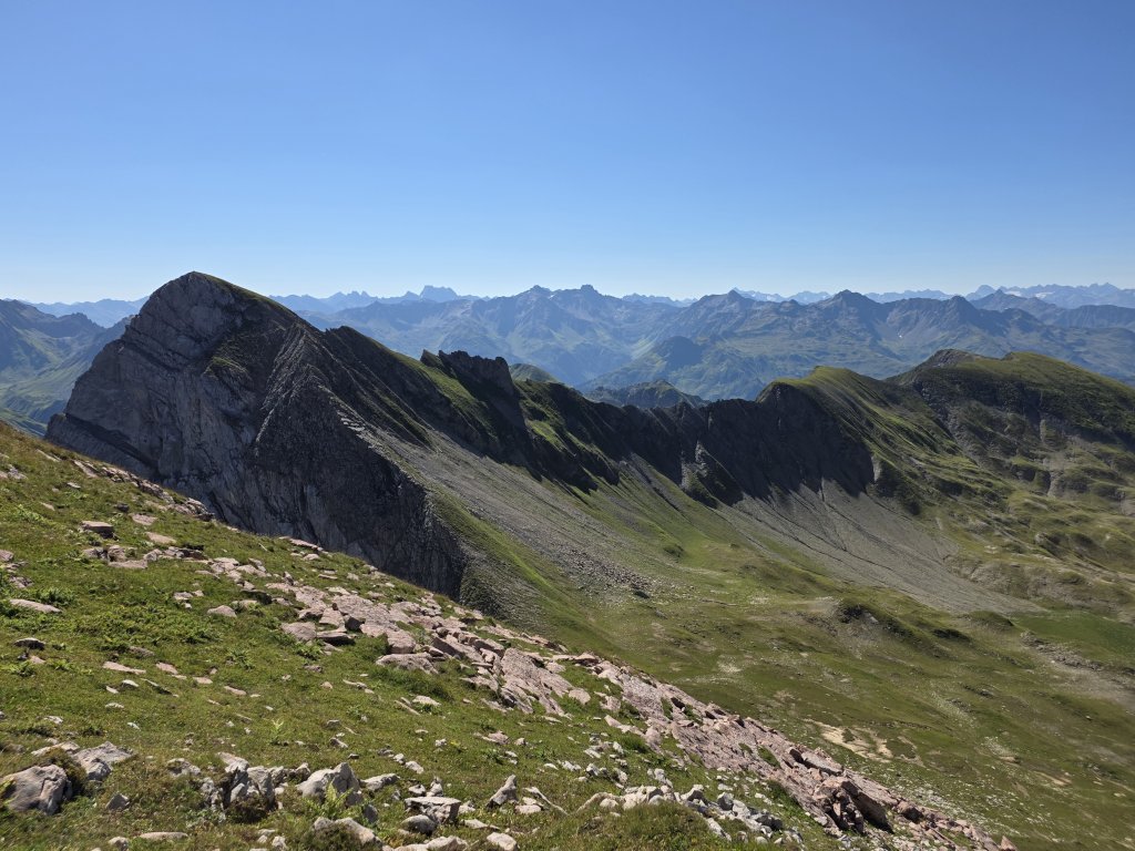 Pöngertlekopf, Pfaffeneck, Gehrengrat